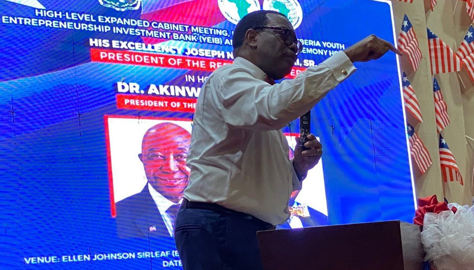 AfDB President in Monrovia