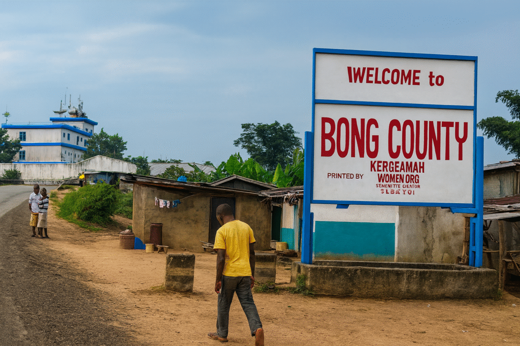 At the border betwteen Bong and Margibi