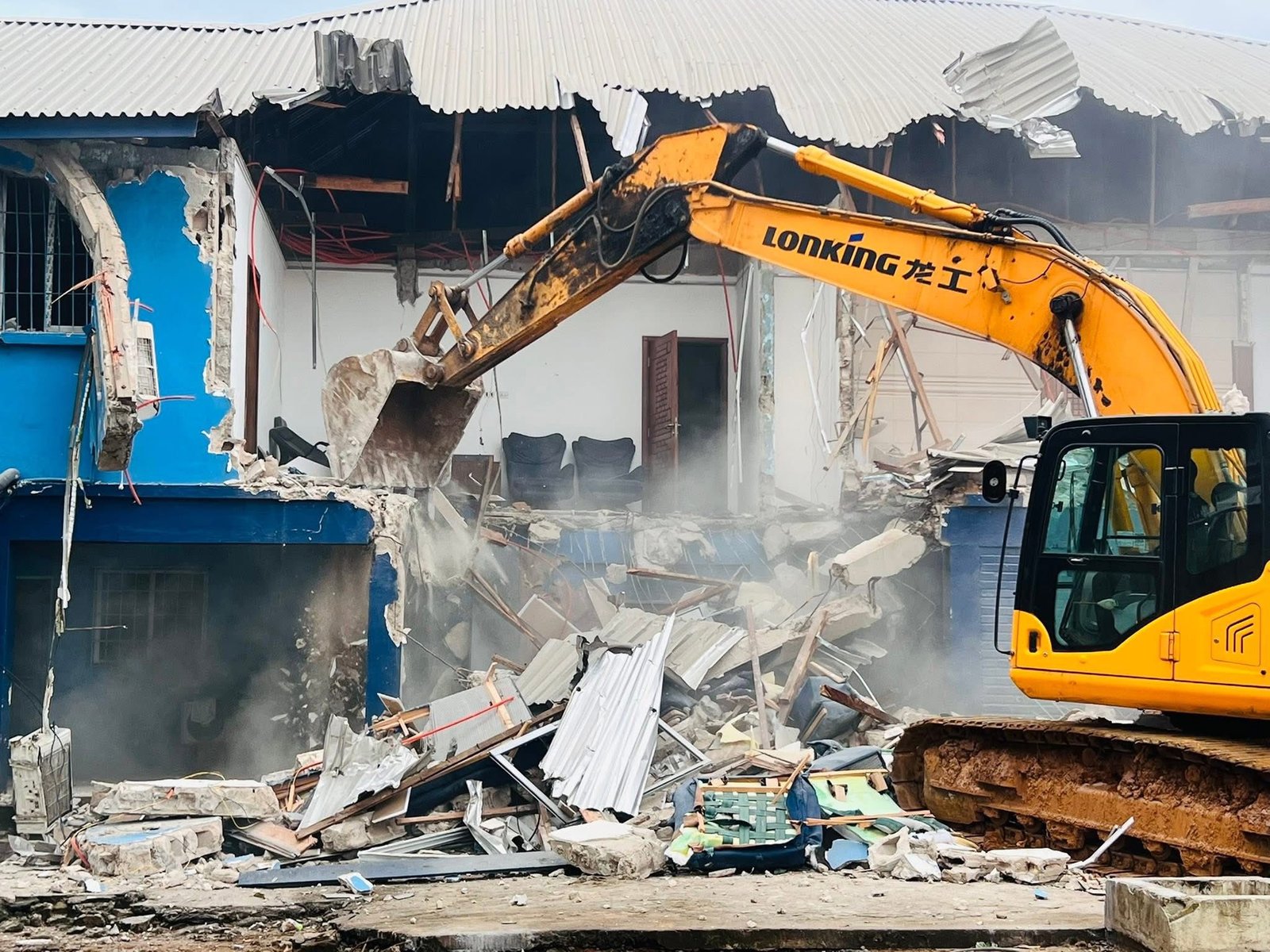CDC Headquarter being demolished