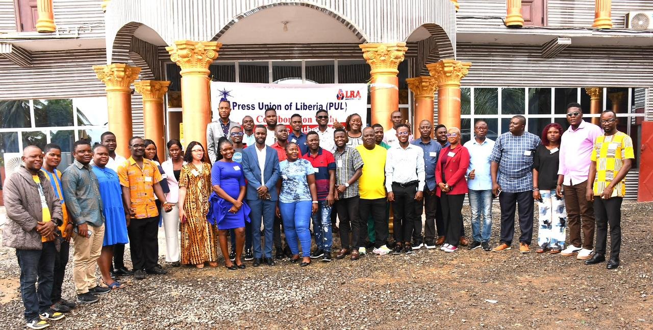 Journos at LRA PUL Training