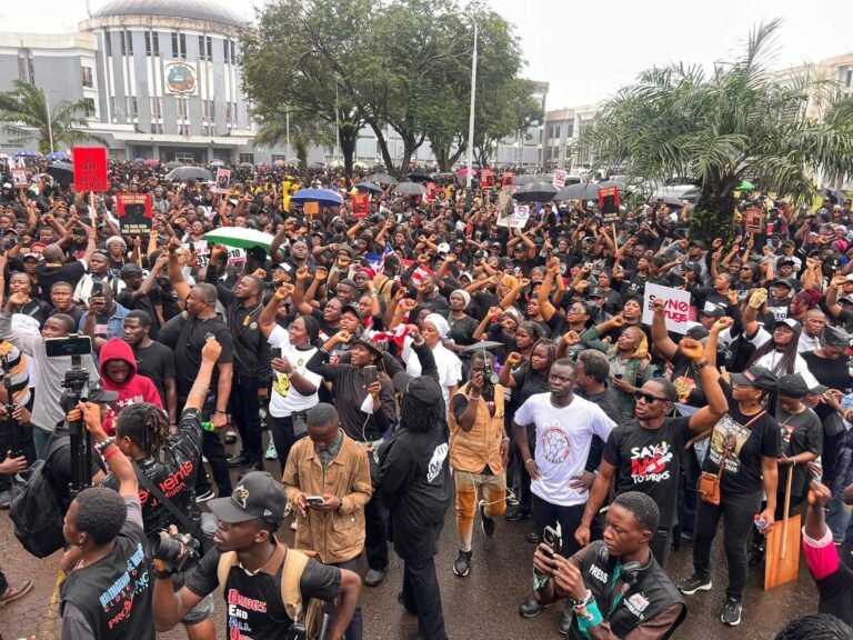 drug protest Liberia