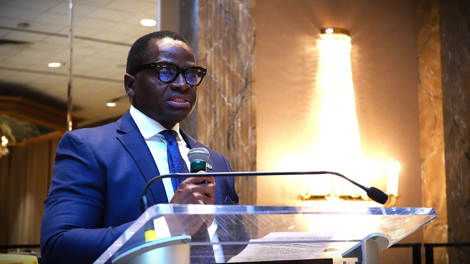 Joey Delivers Inaugural Address