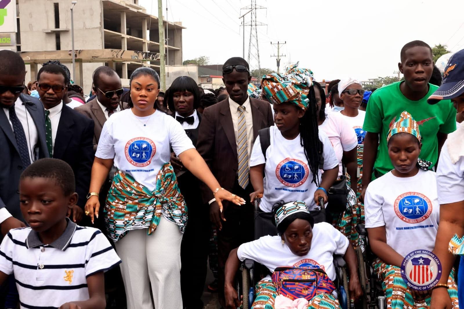 Liberia Second Lady and group