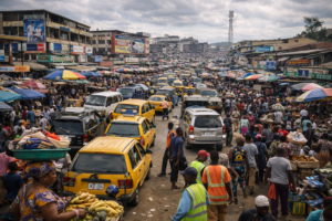 Busy business day in Red Light